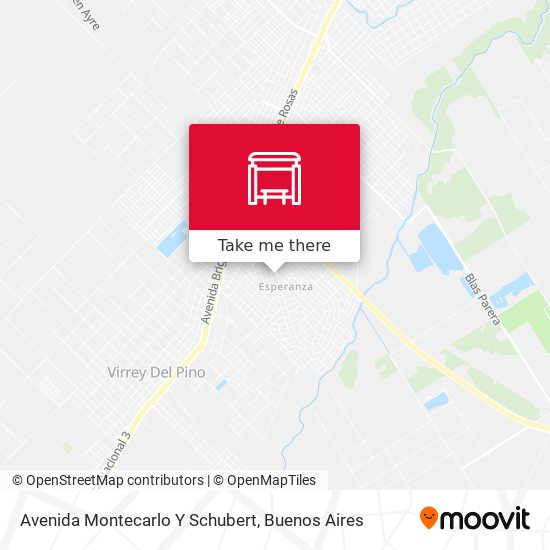 Avenida Montecarlo Y Schubert map