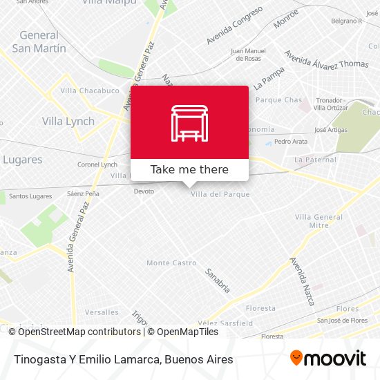 Mapa de Tinogasta Y Emilio Lamarca