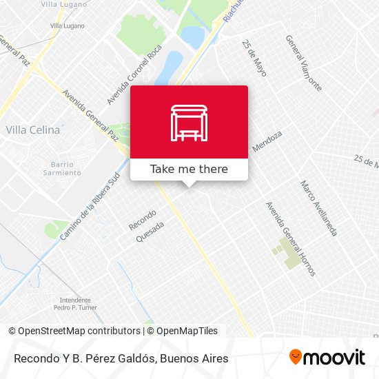 Mapa de Recondo Y B. Pérez Galdós