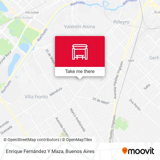 Enrique Fernández Y Maza map