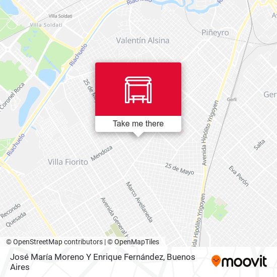 José María Moreno Y Enrique Fernández map