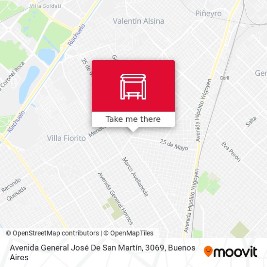 Avenida General José De San Martín, 3069 map
