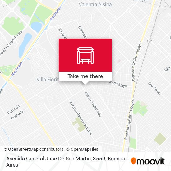 Mapa de Avenida General José De San Martín, 3559