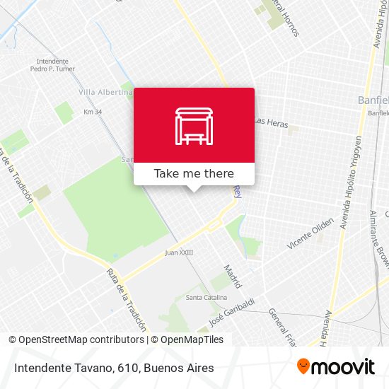 Intendente Tavano, 610 map