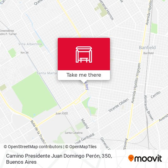 Camino Presidente Juan Domingo Perón, 350 map