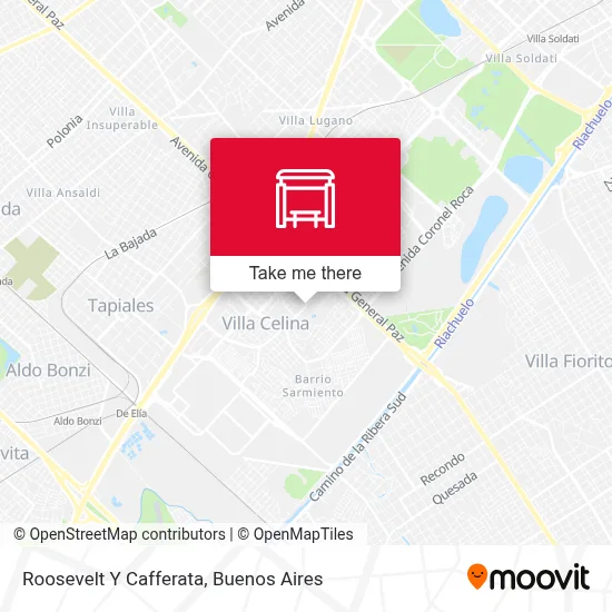 Roosevelt Y Cafferata map