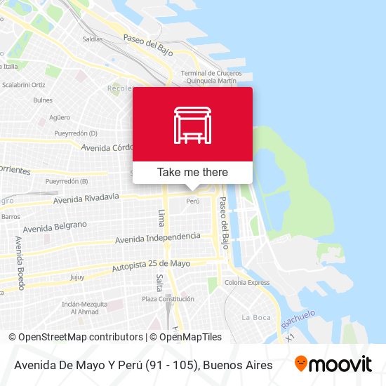 Avenida De Mayo Y Perú (91 - 105) map