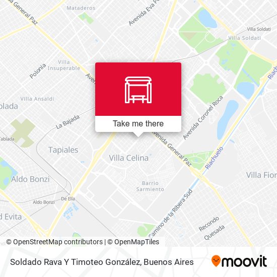 Soldado Rava Y Timoteo González map