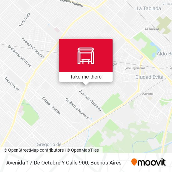 Avenida 17 De Octubre Y Calle 900 map