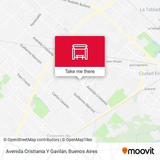 Avenida Cristianía Y Gavilán map