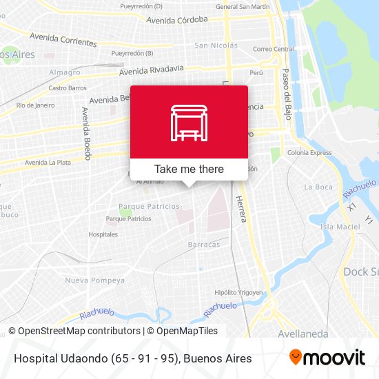 Hospital Udaondo (65 - 91 - 95) map