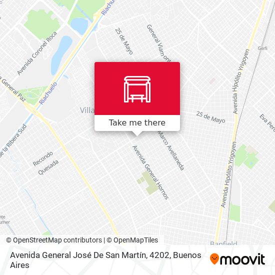 Avenida General José De San Martín, 4202 map