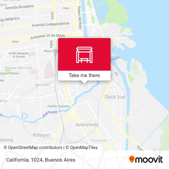 California, 1024 map