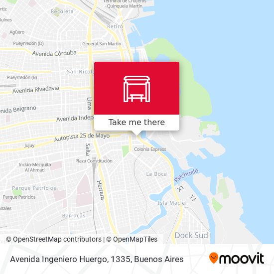 Avenida Ingeniero Huergo, 1335 map
