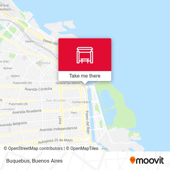 Buquebus map