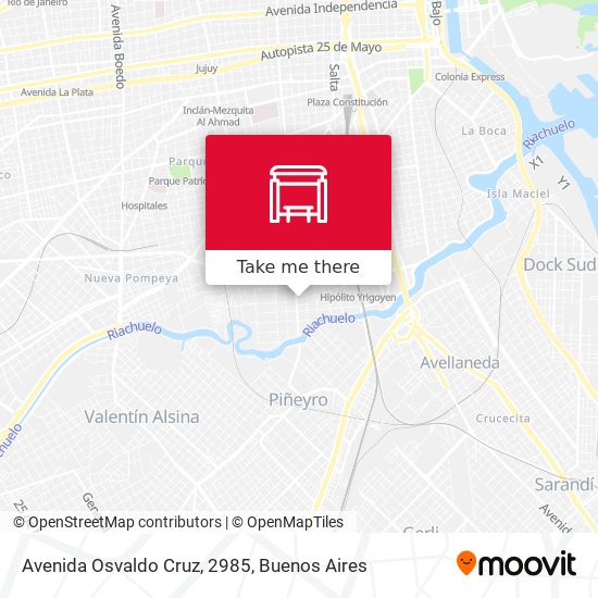 Avenida Osvaldo Cruz, 2985 map