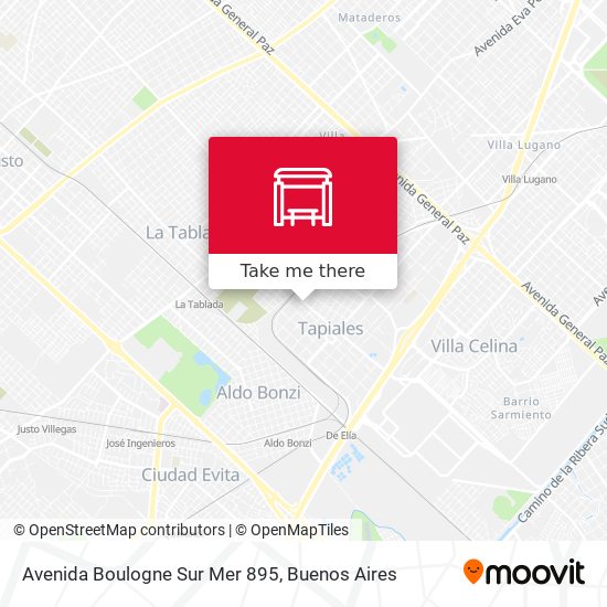 Avenida Boulogne Sur Mer 895 map