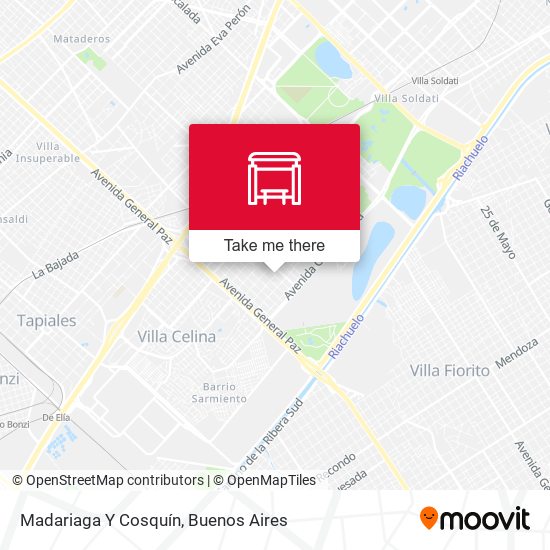 Madariaga Y Cosquín map