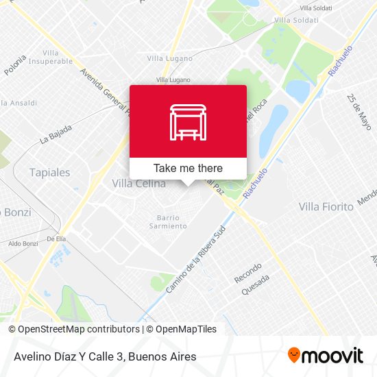 Avelino Díaz Y Calle 3 map