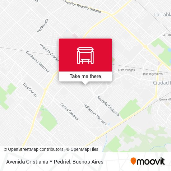 Mapa de Avenida Cristianía Y Pedriel