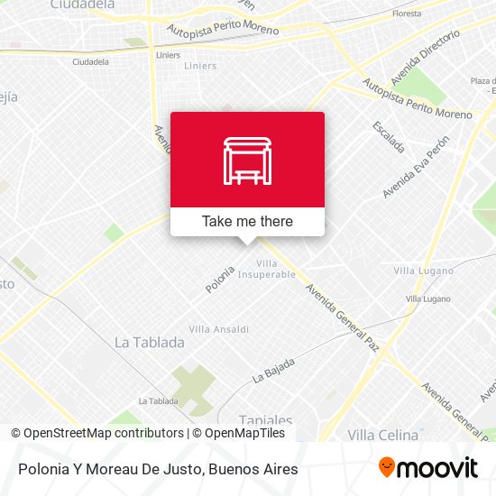 Mapa de Polonia Y Moreau De Justo