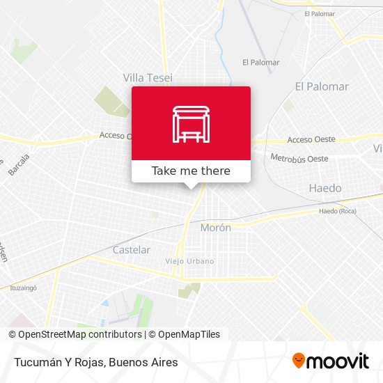 Tucumán Y Rojas map