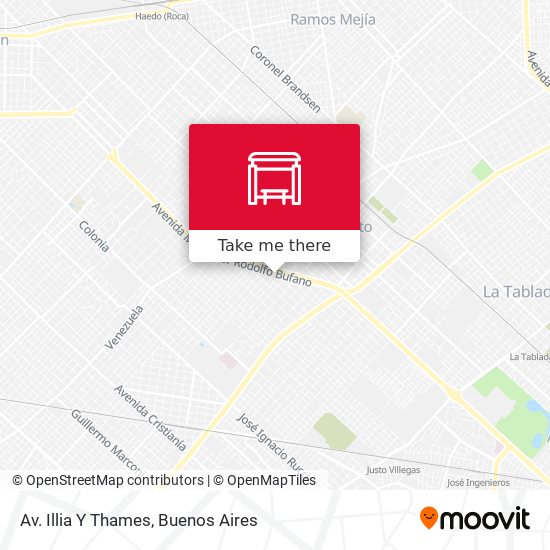 Av. Illia Y Thames map
