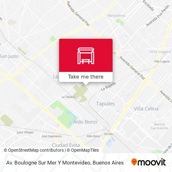 Mapa de Av. Boulogne Sur Mer Y Montevideo