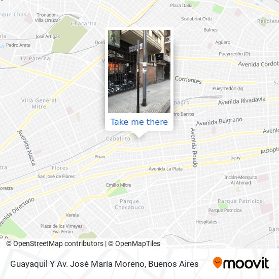 Guayaquil Y Av. José María Moreno map