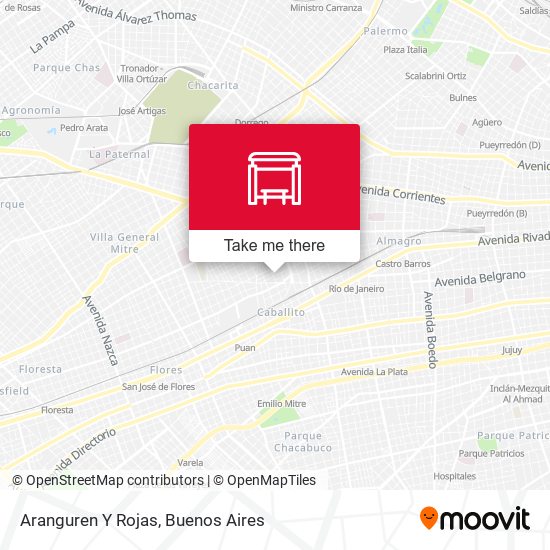 Aranguren Y Rojas map