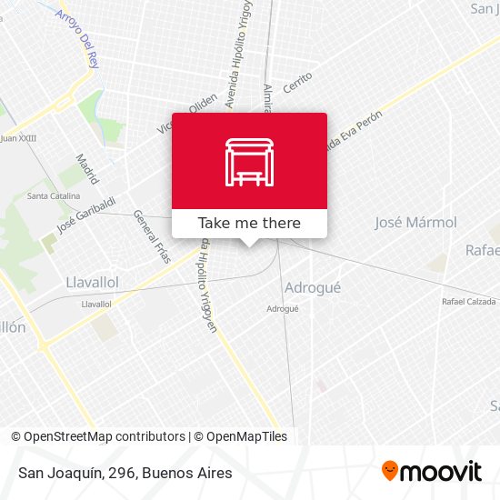 San Joaquín, 296 map