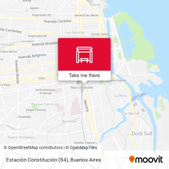 Mapa de Estación Constitución (84)