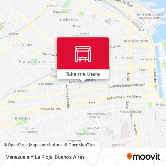 Venezuela Y La Rioja map
