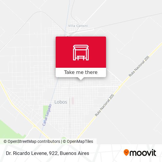 Dr. Ricardo Levene, 922 map
