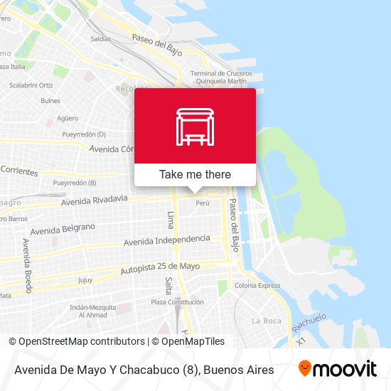 Avenida De Mayo Y Chacabuco (8) map