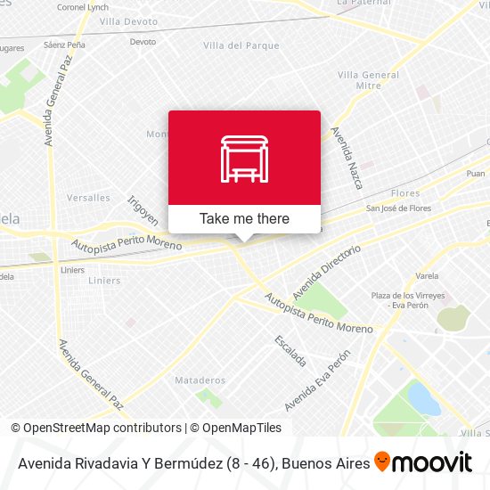 Avenida Rivadavia Y Bermúdez (8 - 46) map