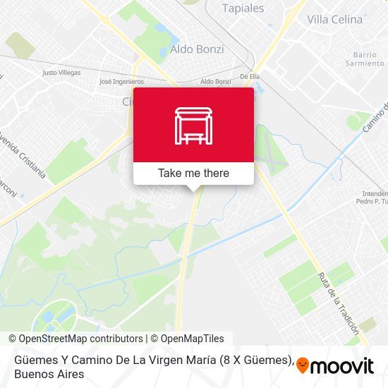 Güemes Y Camino De La Virgen María (8 X Güemes) map