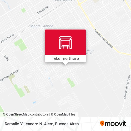 Ramallo Y Leandro N. Alem map