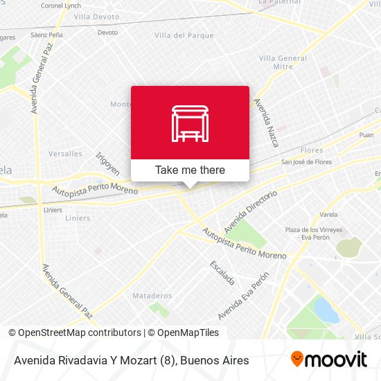 Mapa de Avenida Rivadavia Y Mozart (8)