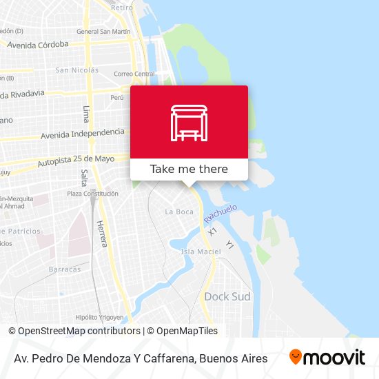 Mapa de Av. Pedro De Mendoza Y Caffarena