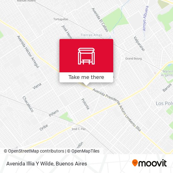 Mapa de Avenida Illia Y Wilde