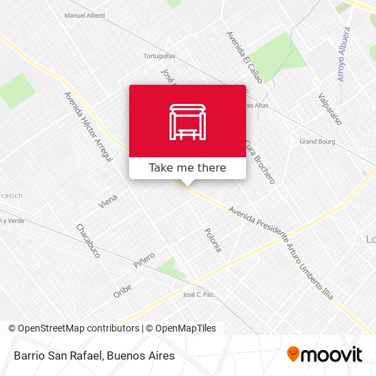 Mapa de Barrio San Rafael
