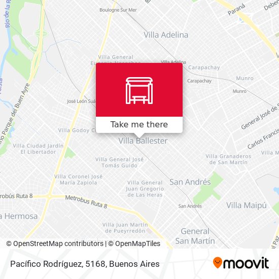 Pacífico Rodríguez, 5168 map