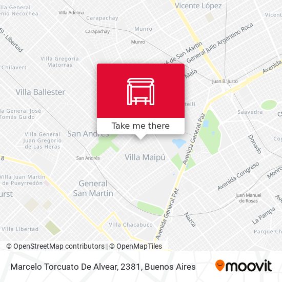 Marcelo Torcuato De Alvear, 2381 map