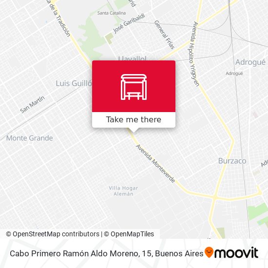 Cabo Primero Ramón Aldo Moreno, 15 map