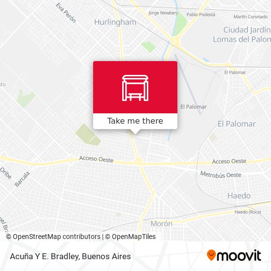 Acuña Y E. Bradley map