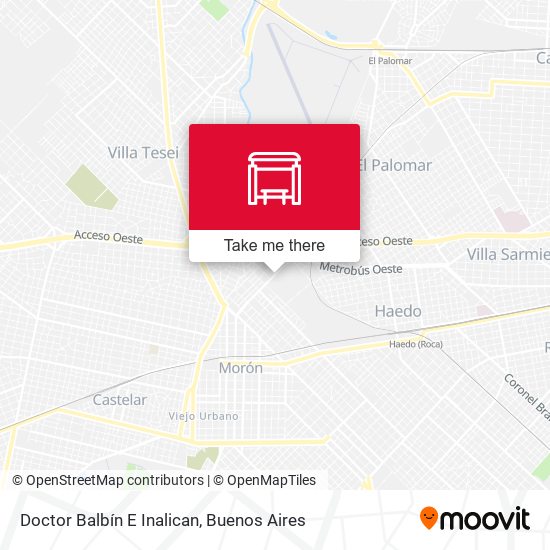 Doctor Balbín E Inalican map