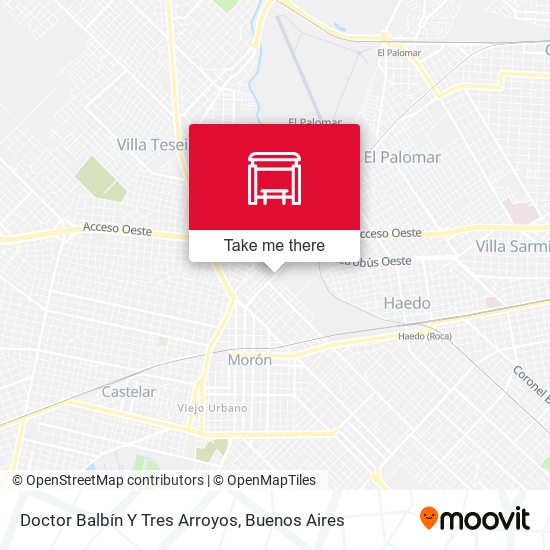 Doctor Balbín Y Tres Arroyos map