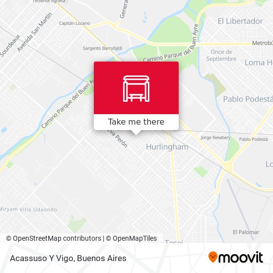 Acassuso Y Vigo map