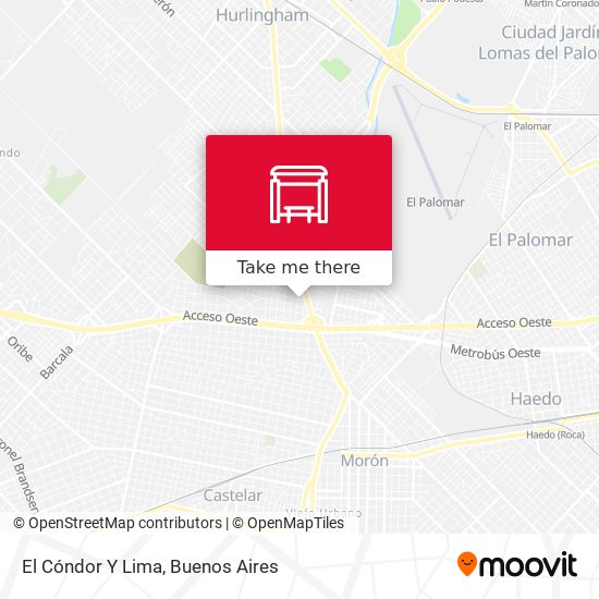 Mapa de El Cóndor Y Lima